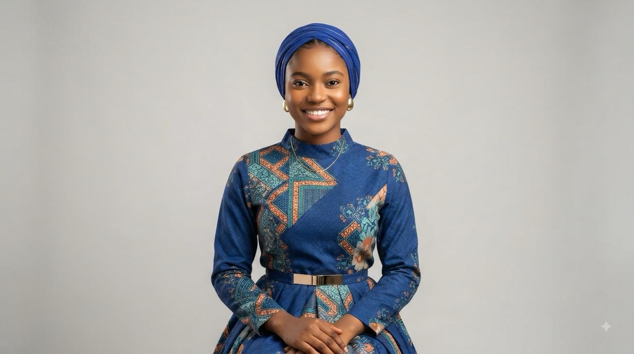 A Nigerian woman smiling